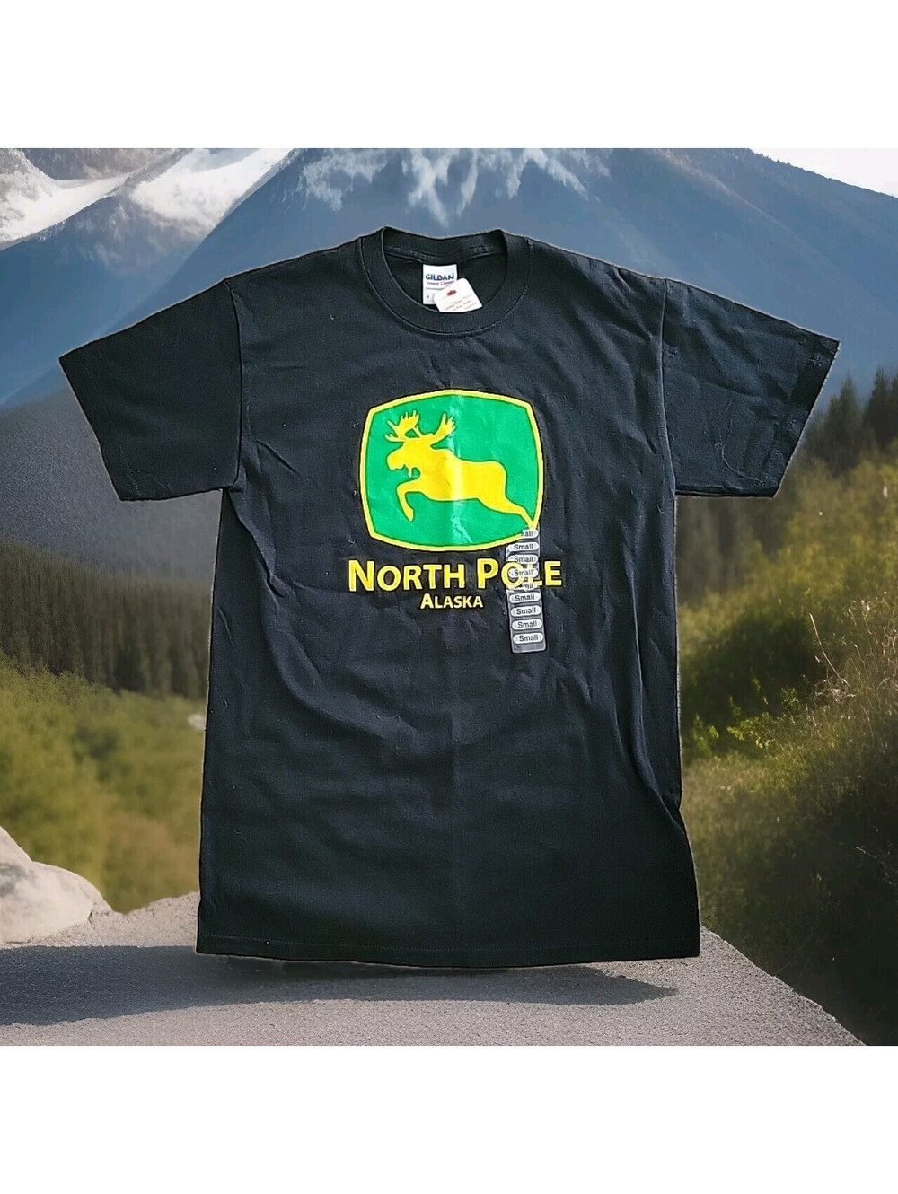 North Pole Moose Shirt Size S (232)